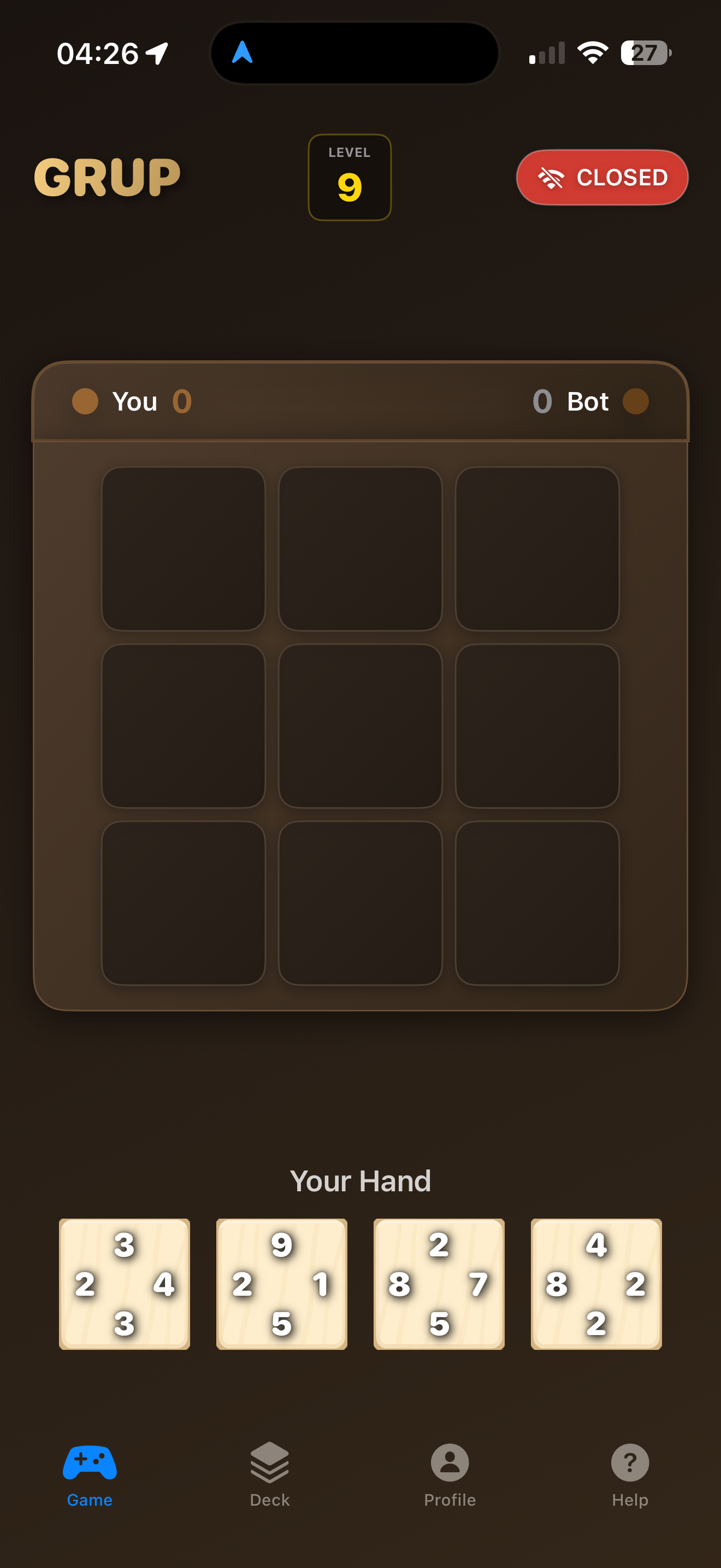Grup Game Screenshot